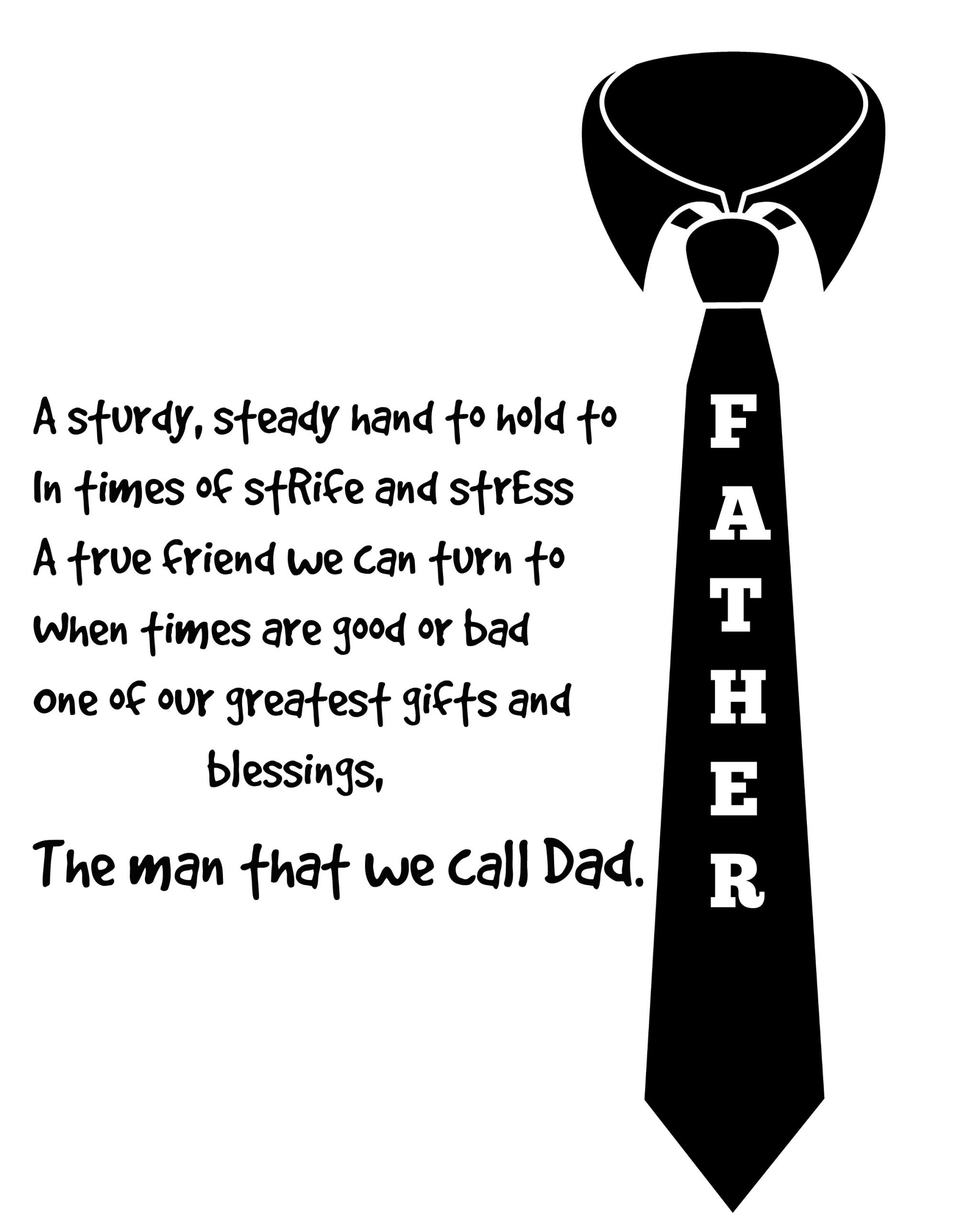 10 Free Printable Father'S Day Poems To Celebrate Your Hero intended for Fathers Day Poems Free Printable