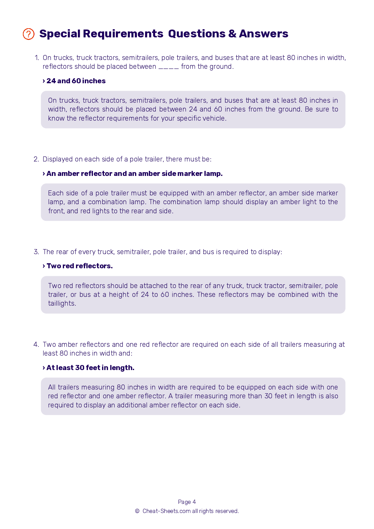 2025 Texas Dmv Cdl Permit Test Cheat Sheet. 99% Pass Rate! inside General Knowledge Cdl Test Questions and Answers Printable