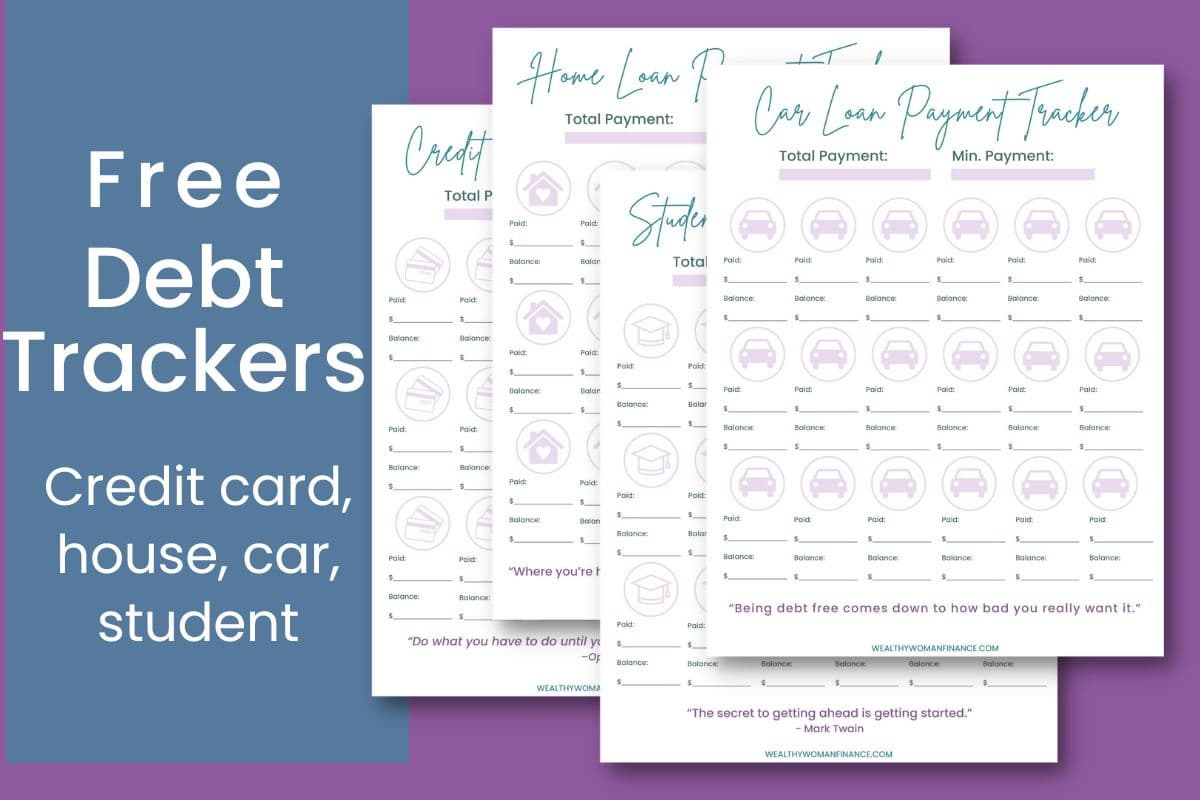 4 Free Debt Tracker Worksheets: Crush Debt In 2025 throughout Free Printable Debt Free Charts