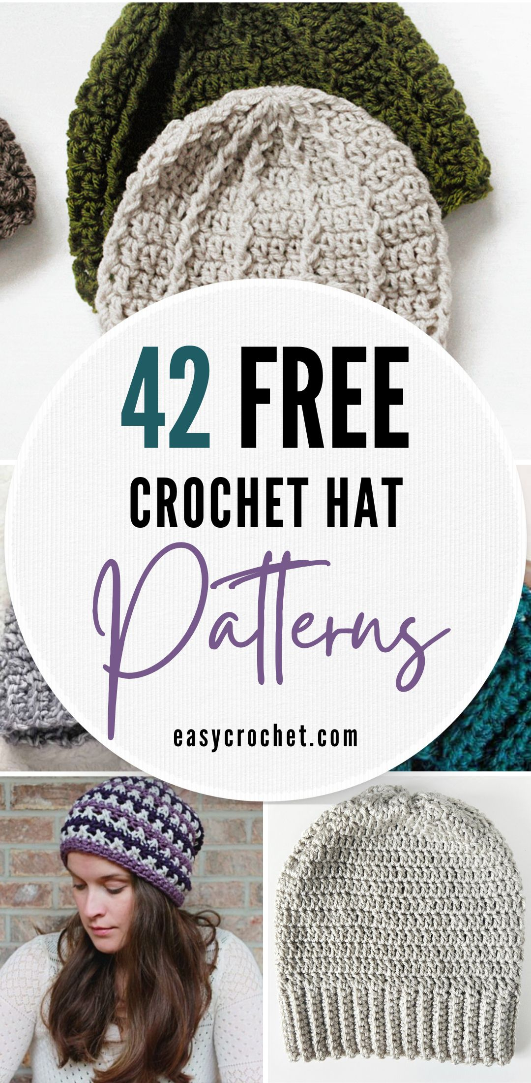 42 Free Beanie And Crochet Hat Patterns - Easy Crochet Patterns throughout Free Printable Crochet Hat Patterns
