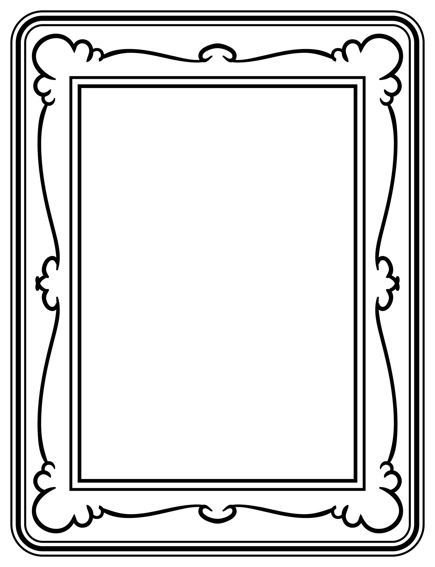 4X6 Picture Frame Borders - 10 Free Pdf Printables | Printablee regarding Free Printable Picture Frame Templates