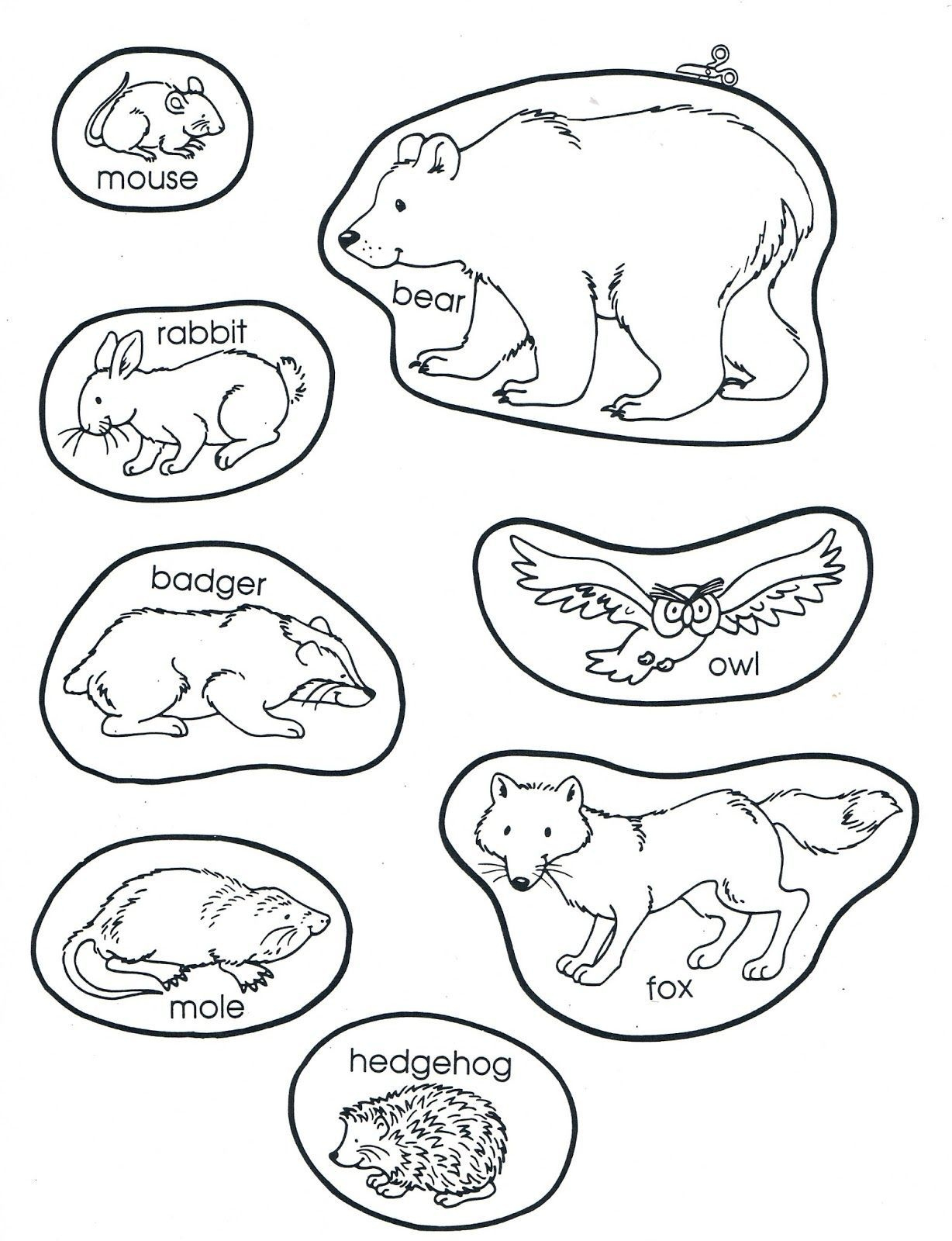 7 The Mitten Ideas | Mitten, Winter Preschool, Winter Kindergarten throughout Animals From the Mitten Printables