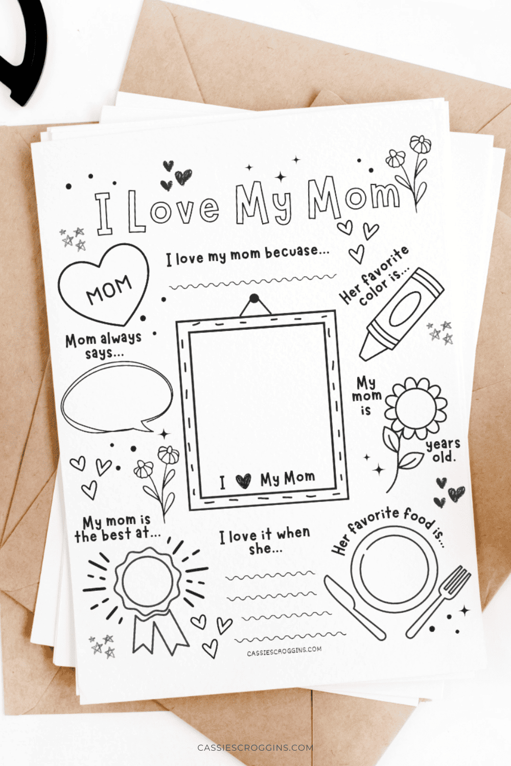 9 Free All About My Mom Printable Mom Questionnaires (Grandma And in All About Mom Free Printable