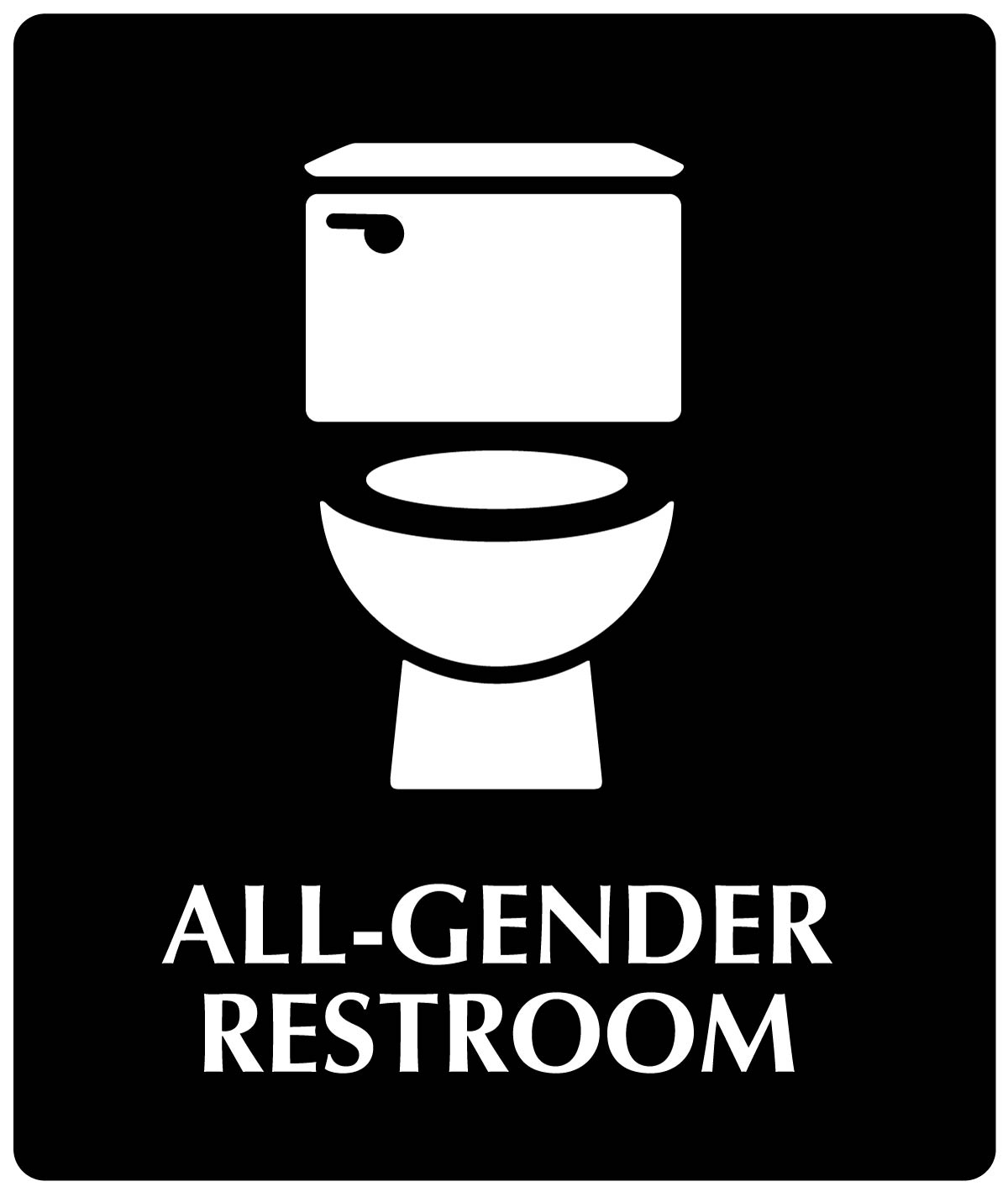 All Gender Restroom Sign: Aka My Doodle Of A Toilet That Became A pertaining to All Gender Restroom Sign Printable