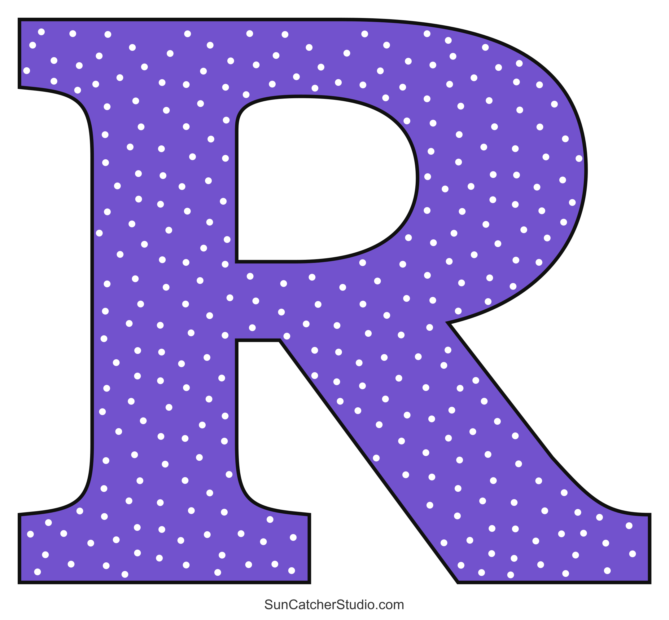 Alphabet Letters And Numbers With A Colorful Polka Dot Design throughout Alphabet Letters Printable Free Download