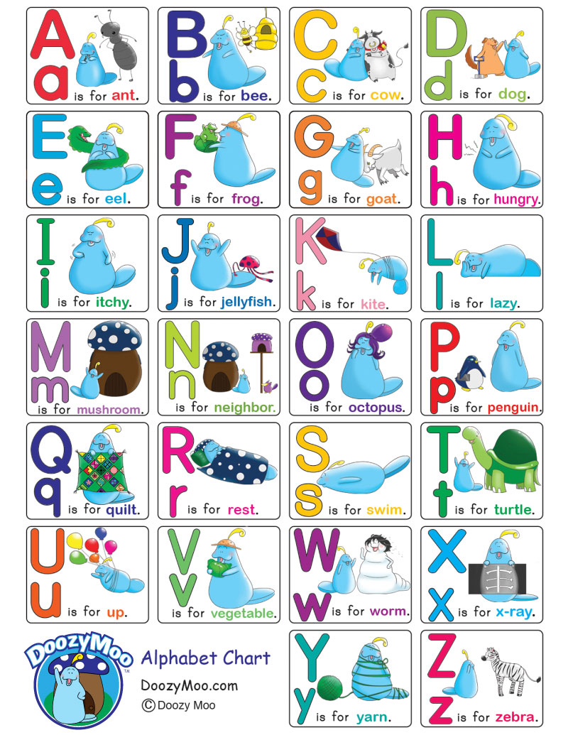 Alphabet Worksheets (Free Printables) - Doozy Moo pertaining to Free Alphabet Printables A To Z