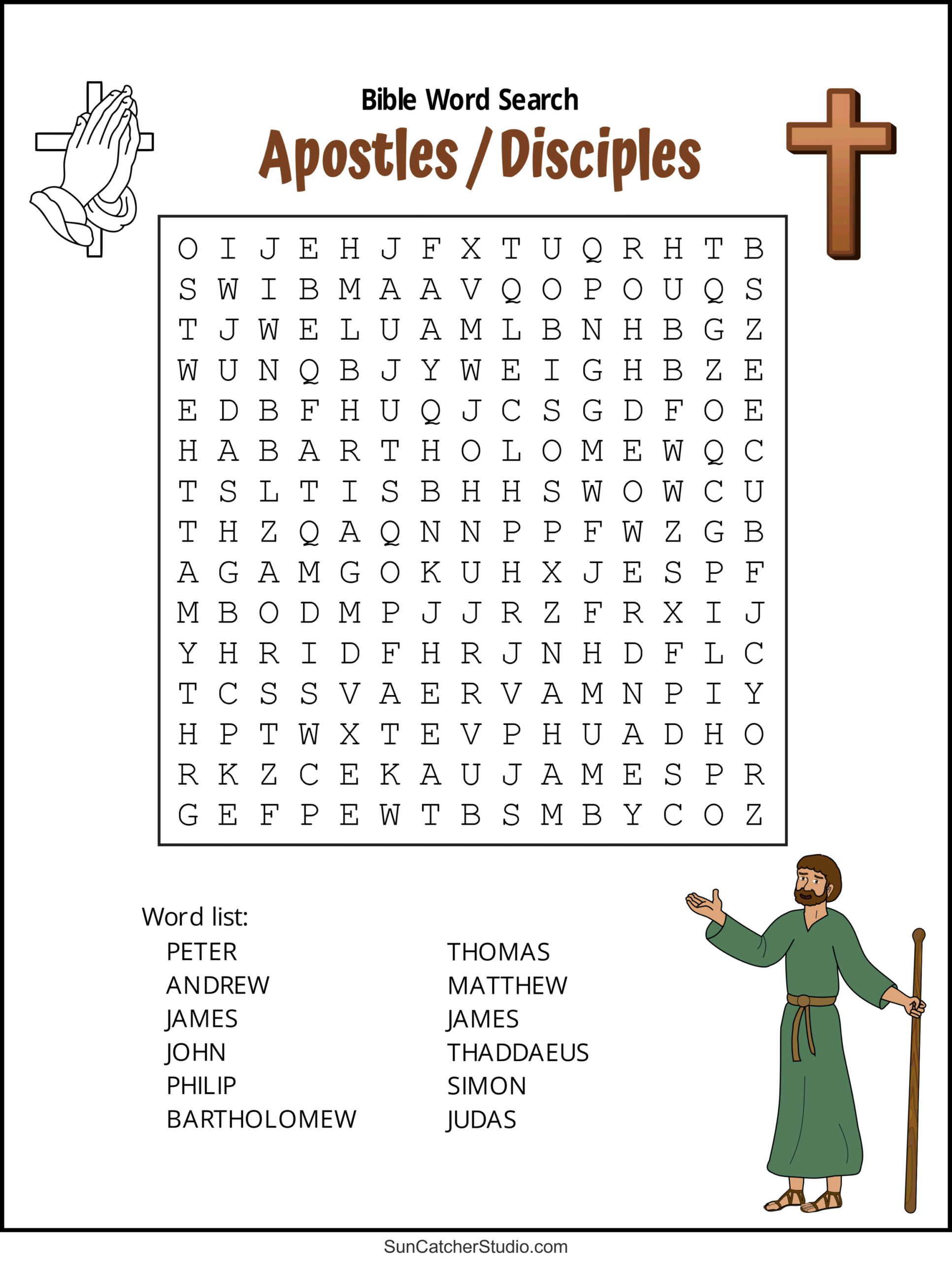 Bible Word Search (Free Printable Christian Puzzles) – Free pertaining to Biblical Word Search Puzzles Printable