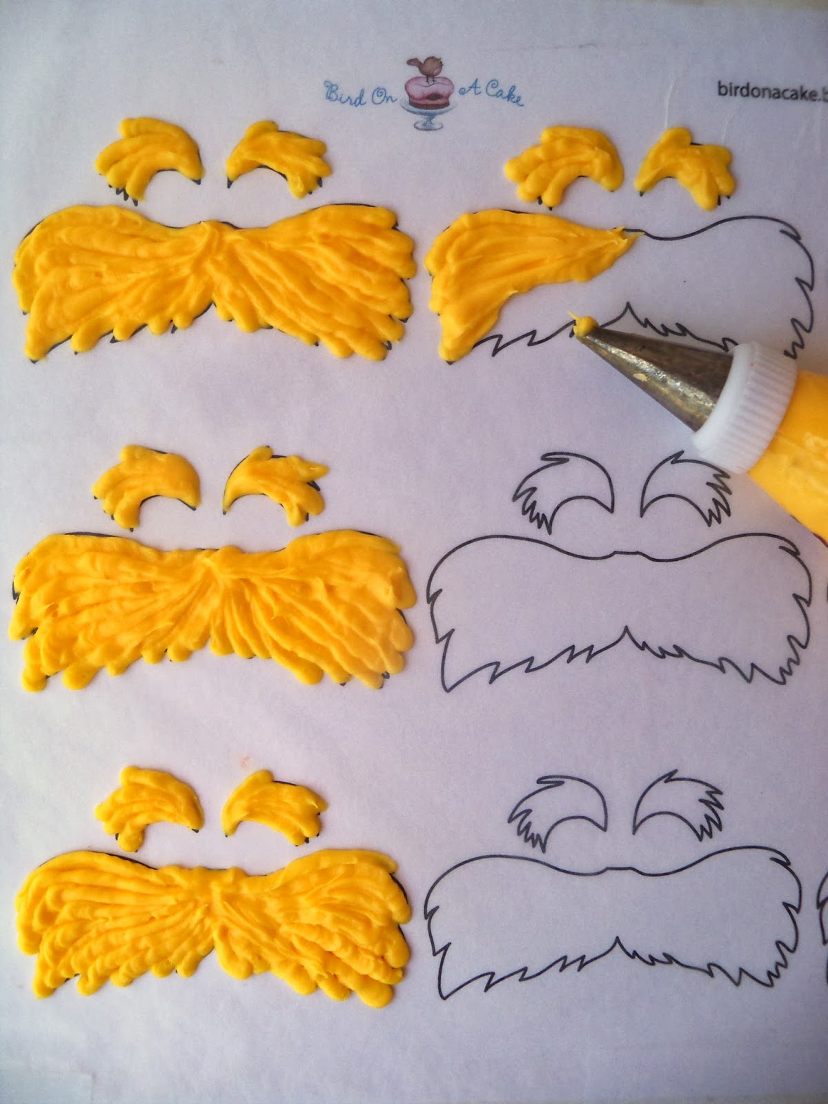 Bird On A Cake: February 2014 regarding Printable Lorax Mustache And Eyebrows Template