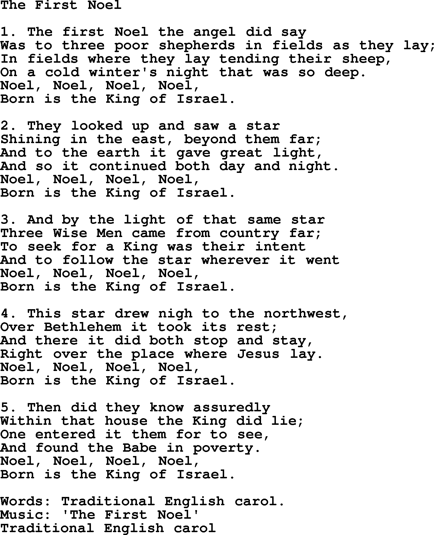 Christmas Powerpoints, Song: The First Noel - Lyrics, Ppt(For pertaining to Words to the First Noel Printable