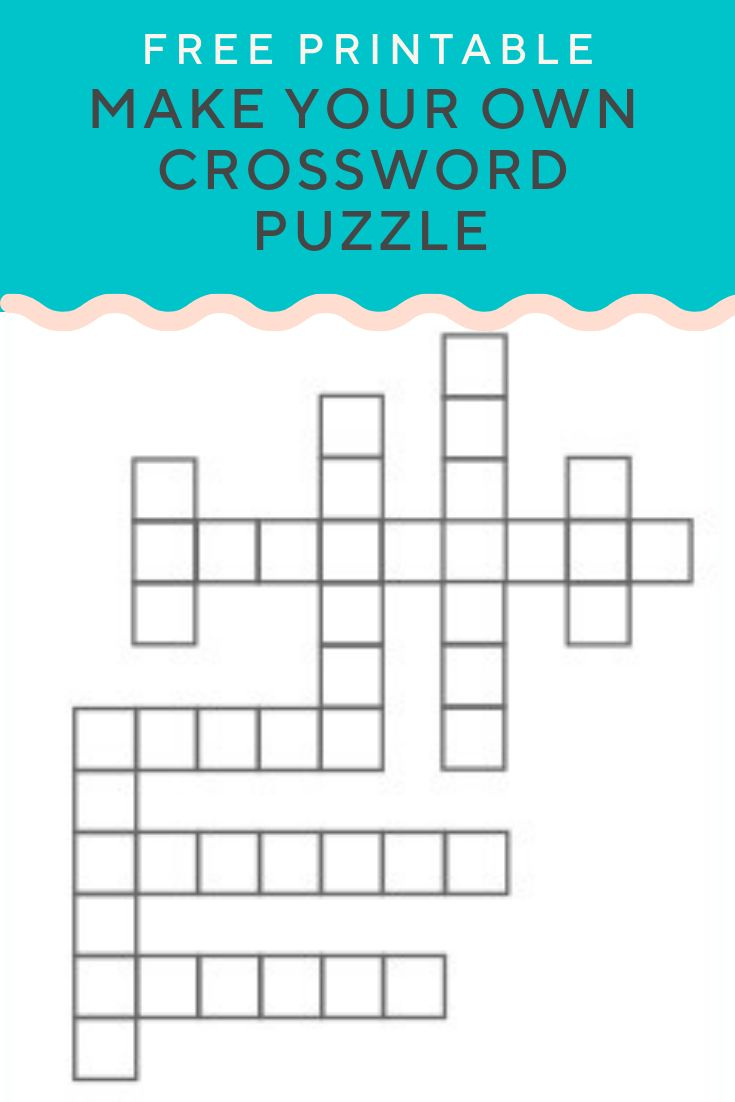 Crossword Puzzle Generator in Create a Crossword Puzzle Free Printable