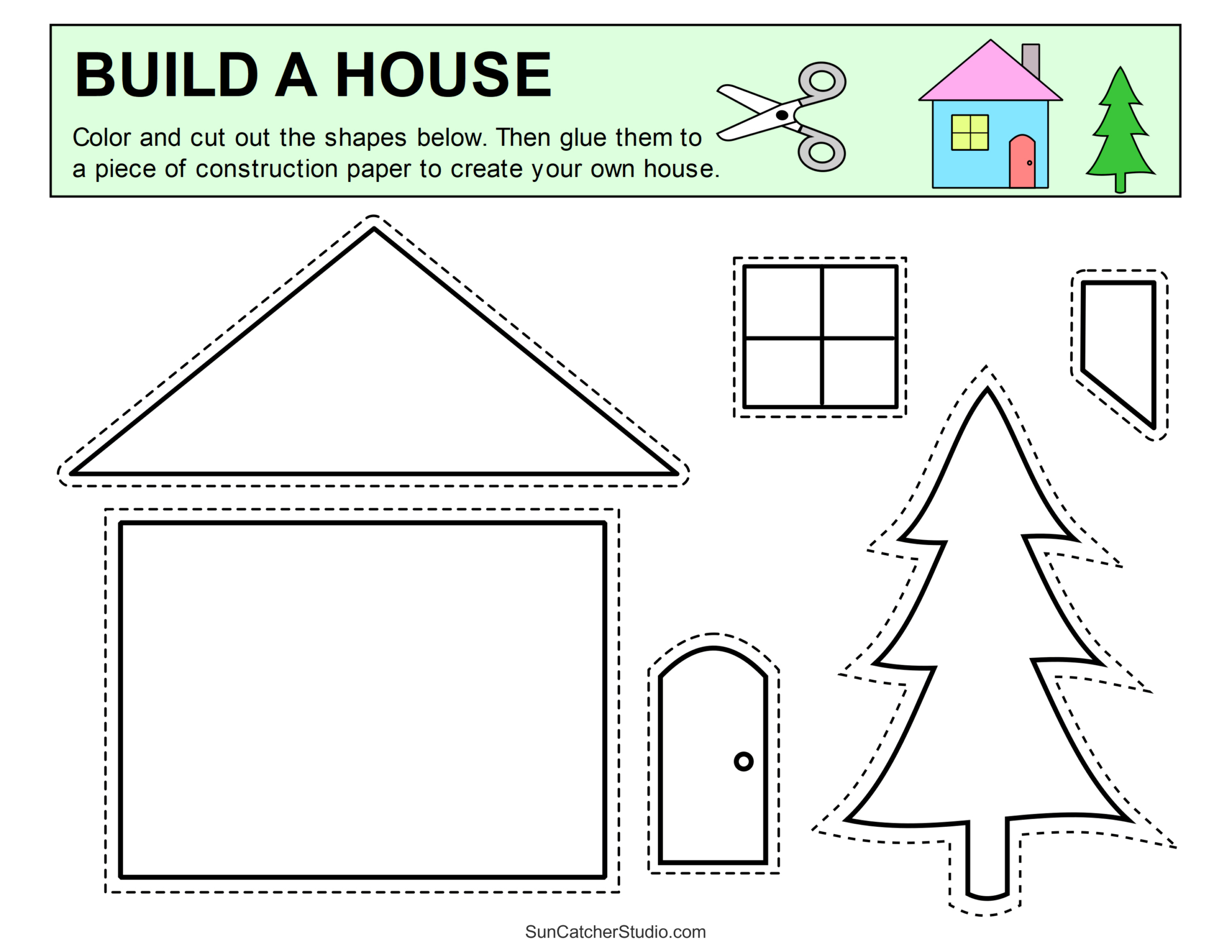 Cut And Paste Worksheets (Printable Activities For Kids) – Free regarding Kindergarten Cut and Paste Printables
