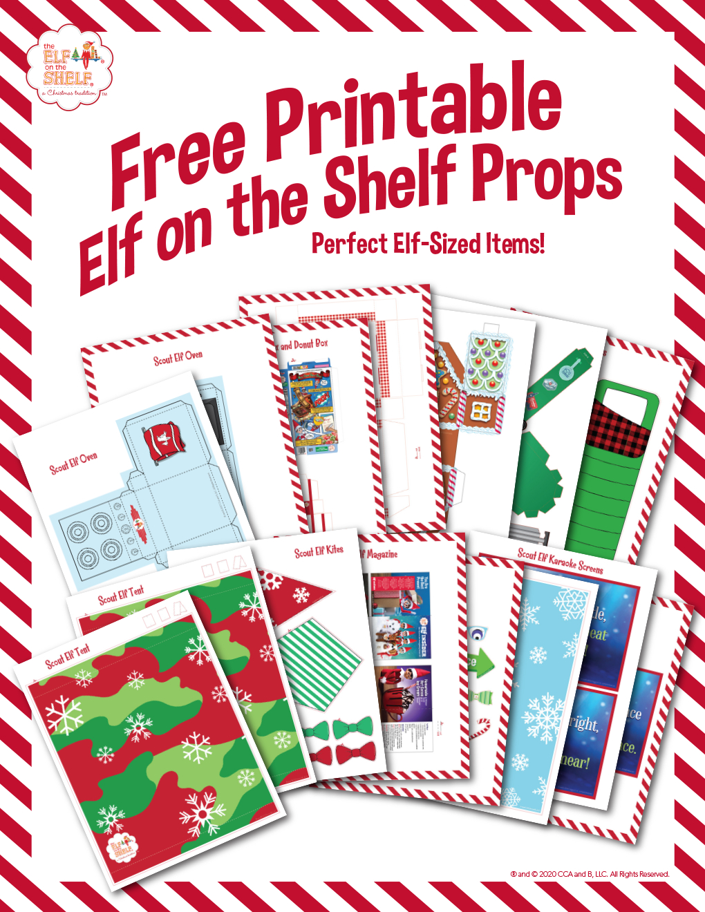 Download Free Printable Elf On The Shelf Props | The Elf On The Shelf for Elf on Shelf Printable Props