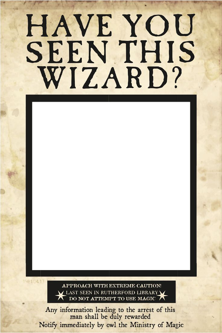Download Uses The Wanted Poster From - Harry Potter Have You Seen throughout Printable Harry Potter Wanted Posters