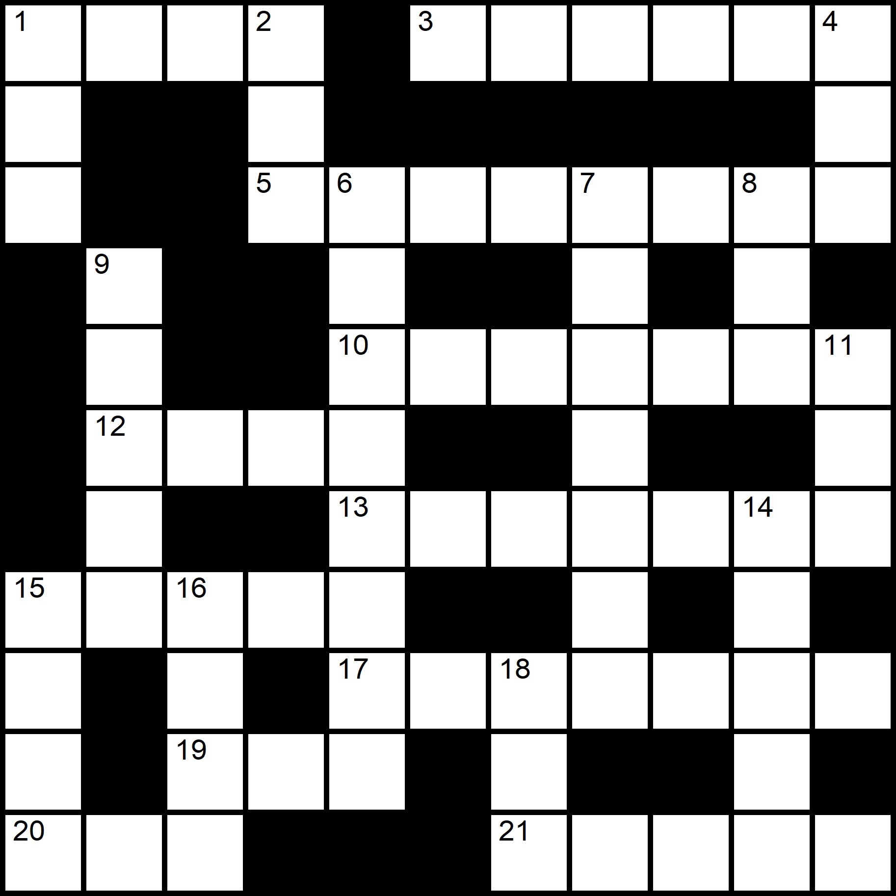 Easy Printable Crossword Puzzles for Free Easy Printable Crossword Puzzles