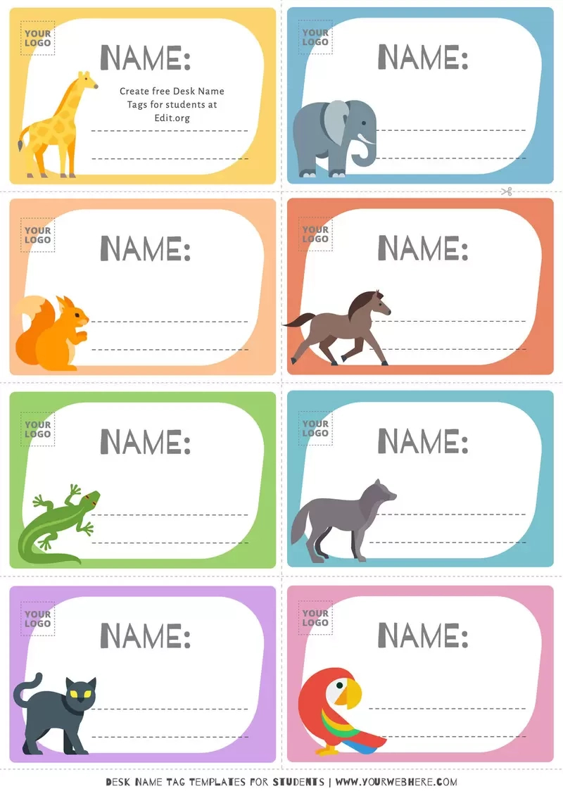 Editable Desk Name Tags For Students pertaining to Name Tags For Desks Printable