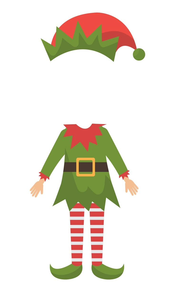 Elf Christmas Templates - 17 Free Pdf Printables | Printablee in Printable Elf Face in Hole