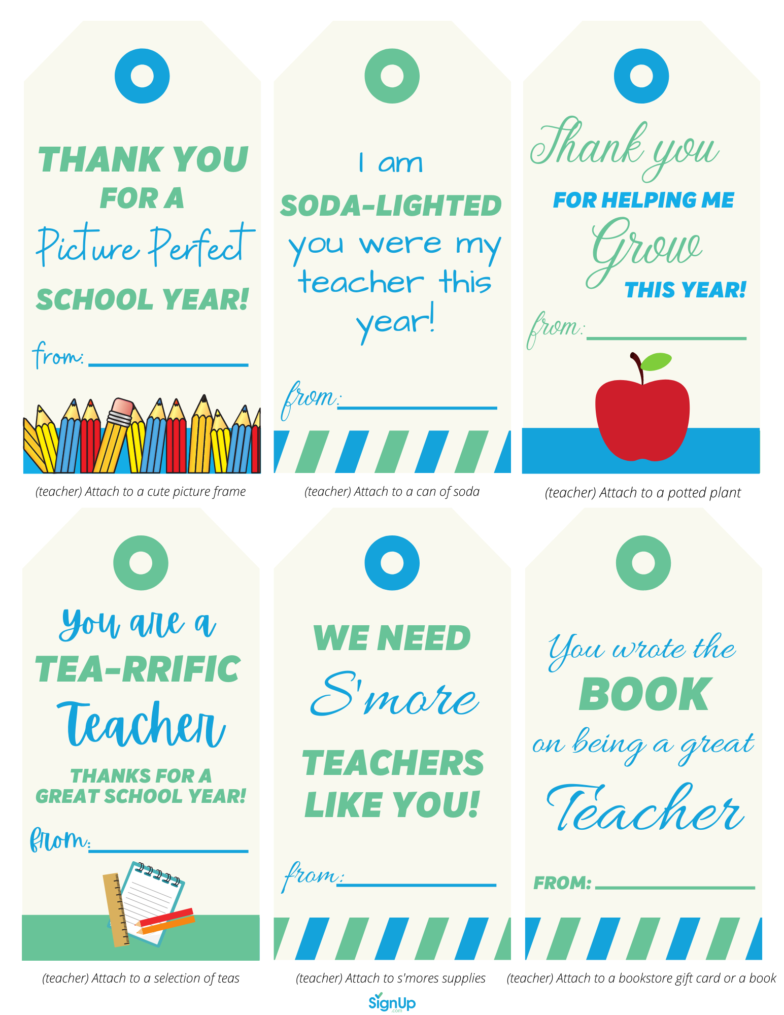 End Of Year Printable Thank You Notes | Signup in Thank You Printable Cards For Teachers