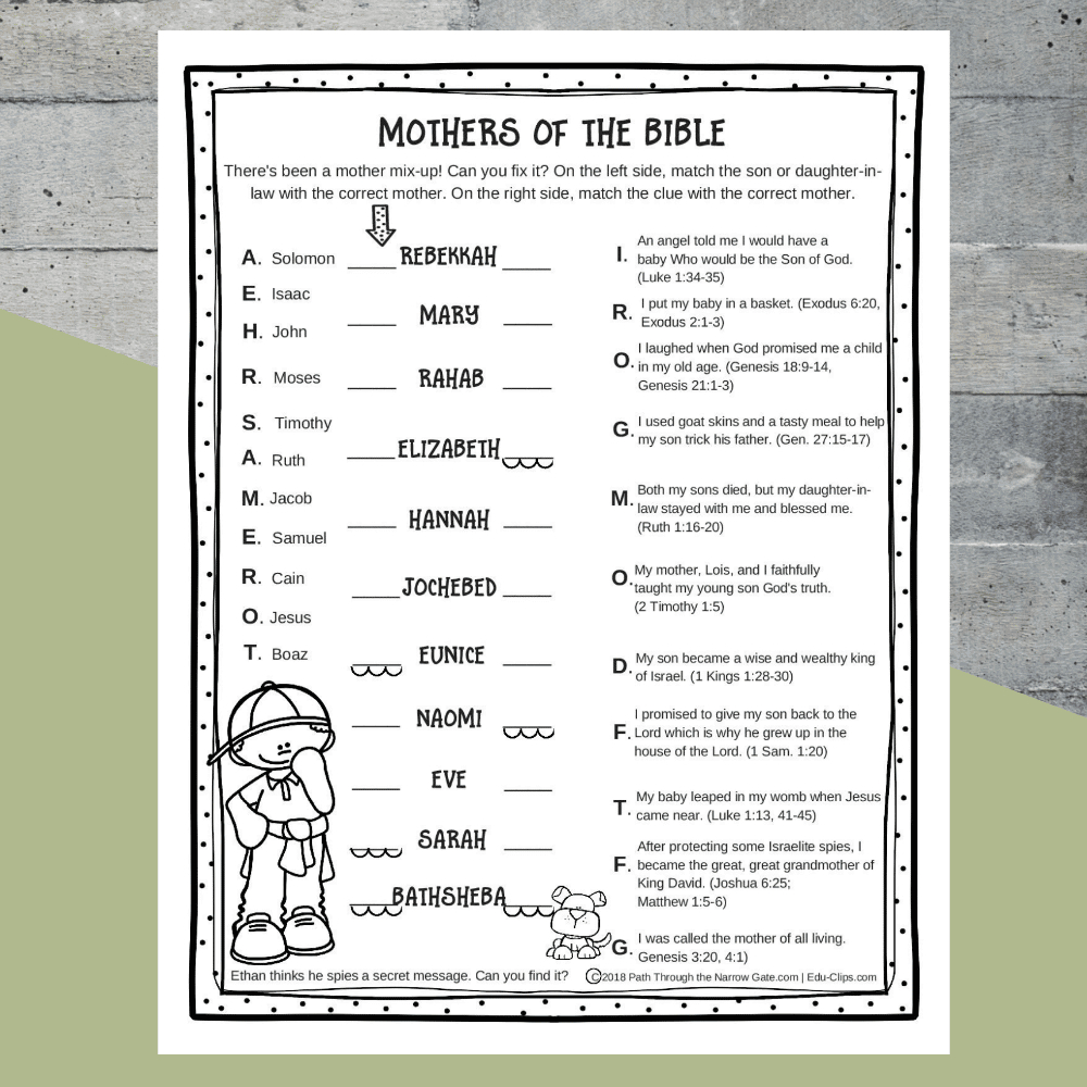 Engaging Printable Activity Sheets For Exploring Books Of The with Free Printable Bible Activity Sheets