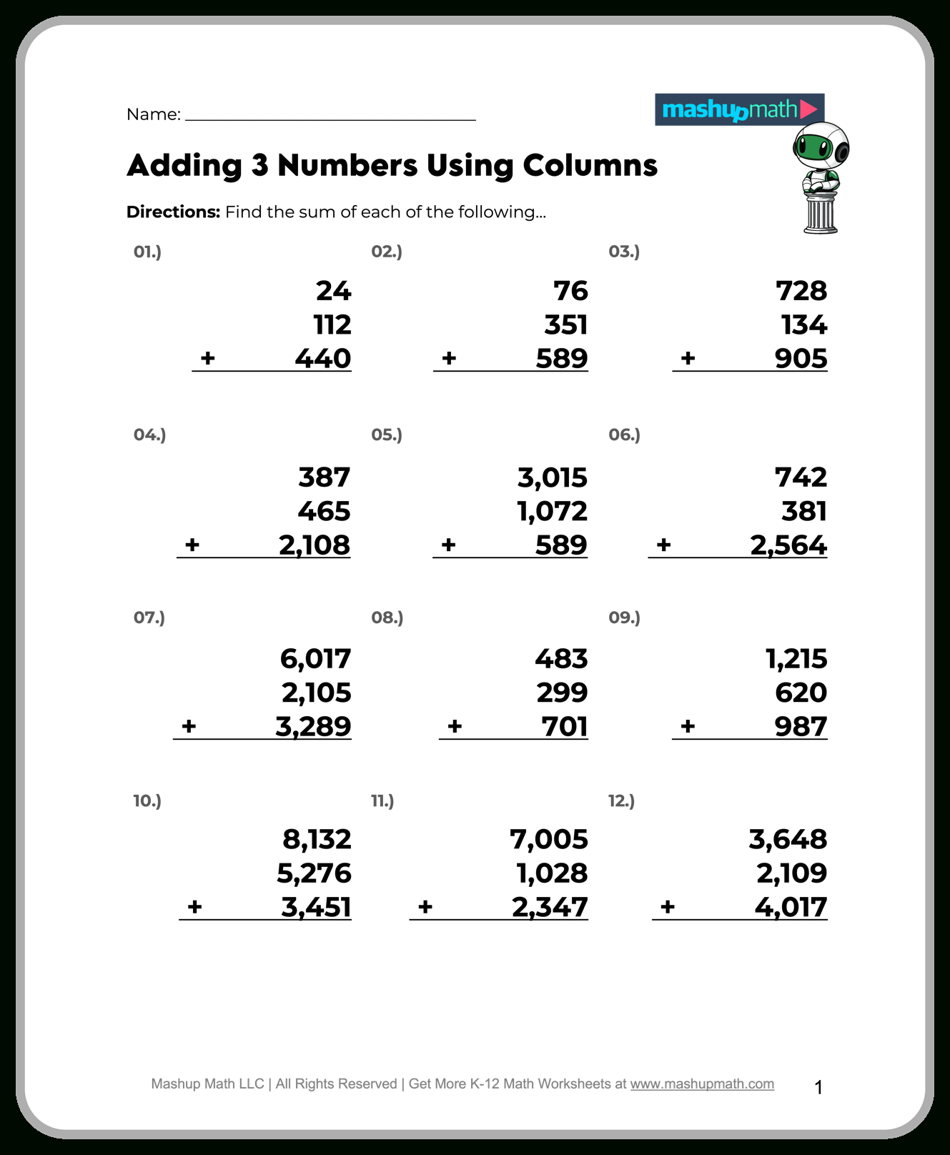 Free 5Th Grade Math Worksheets—Printable W/ Answers — Mashup Math with regard to Printable 5Th Grade Math Worksheets