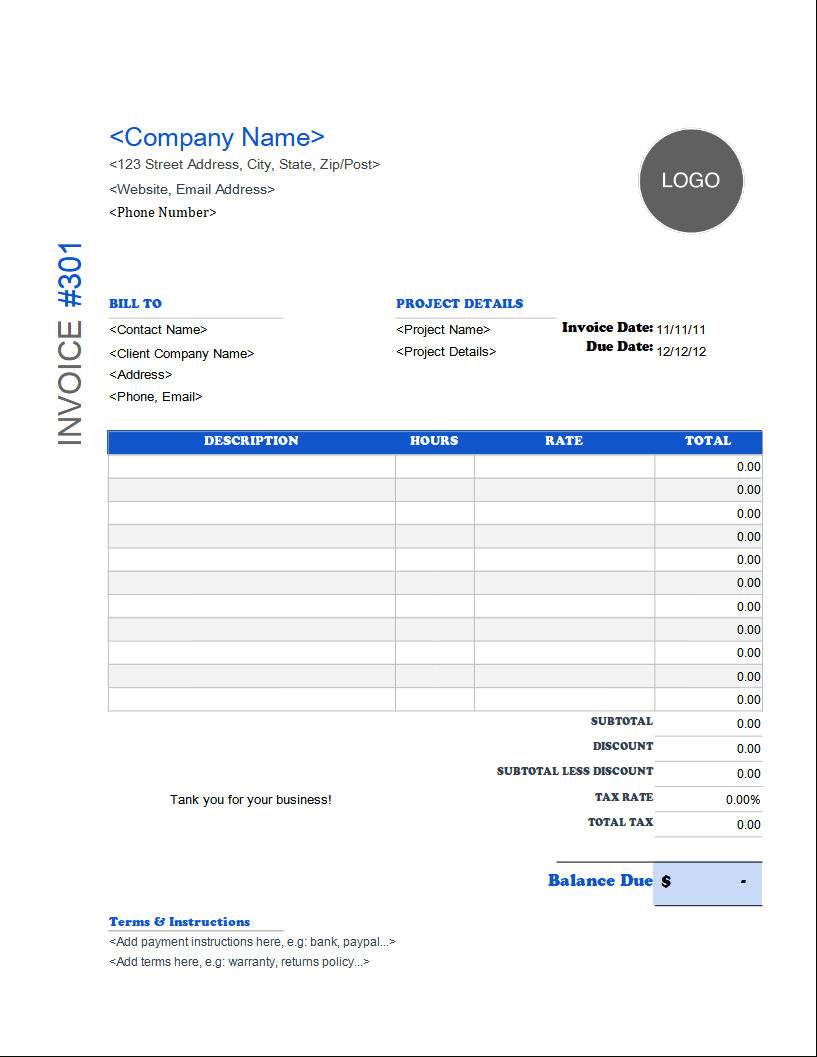 Free Auto Repair &amp;amp; Mechanic Invoice Templates pertaining to Free Printable Auto Repair Invoice Template