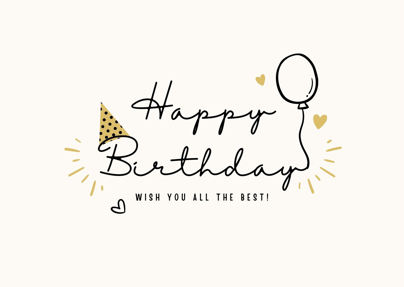 Free, Custom Printable Birthday Card Templates | Canva regarding Birthday Card Template Free Printable