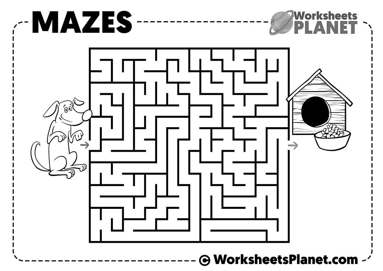 Free Easy Printable Mazes For Kids | Download The Free Pack regarding Printable Mazes For 4 Year Olds