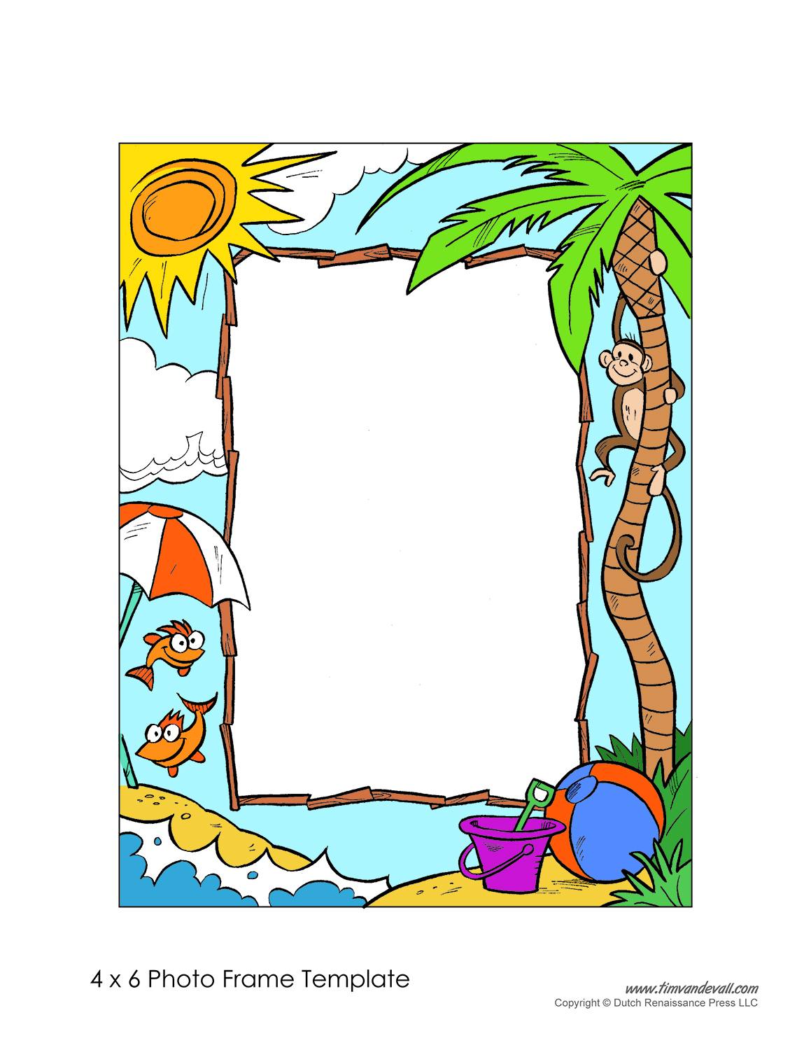 Free Photo Frame Templates - Make Your Own Photo Frame in Free Printable Picture Frame Templates