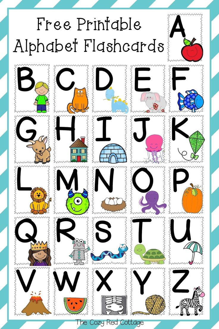 Free Printable Alphabet Flashcards for Abc Flash Cards Printable Free