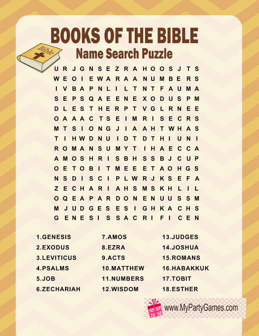 Free Printable Bible Word Search Puzzles With Answer Key within Biblical Word Search Puzzles Printable