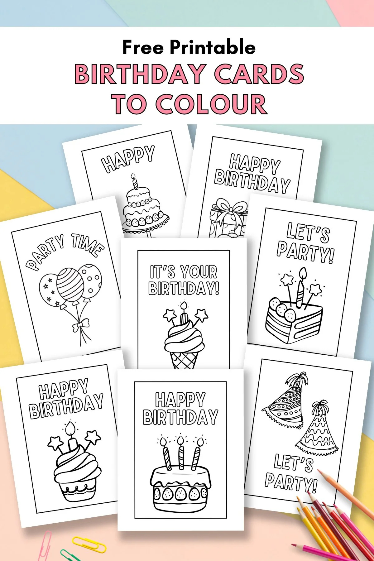Free Printable Birthday Cards To Colour — Gathering Beauty with regard to Free Printable Greeting Cards No Sign Up