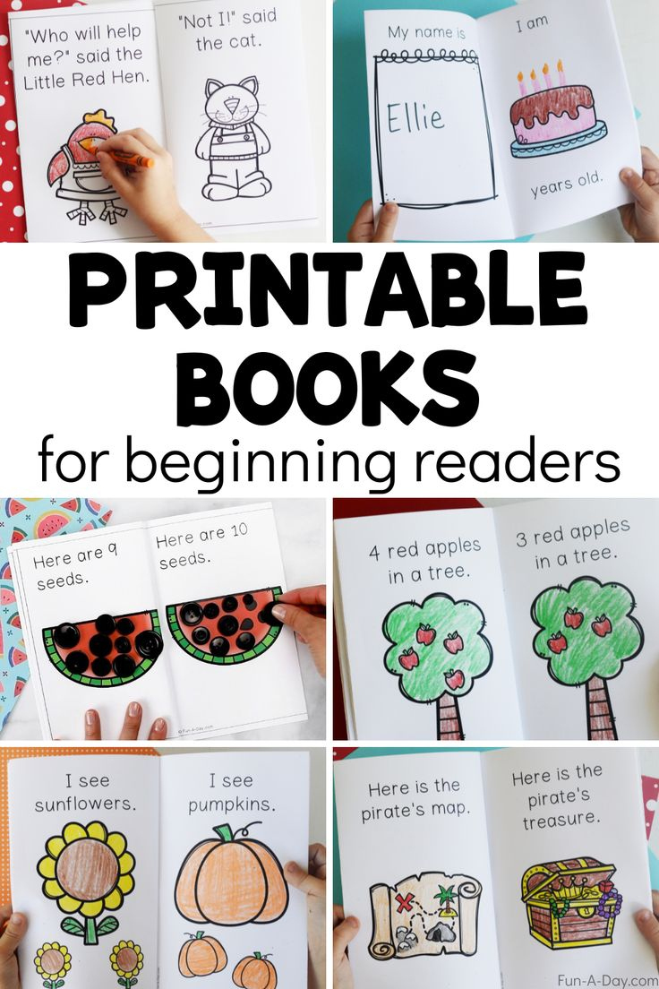 Free Printable Books For Beginning Readers pertaining to Free Printable Books For Preschoolers