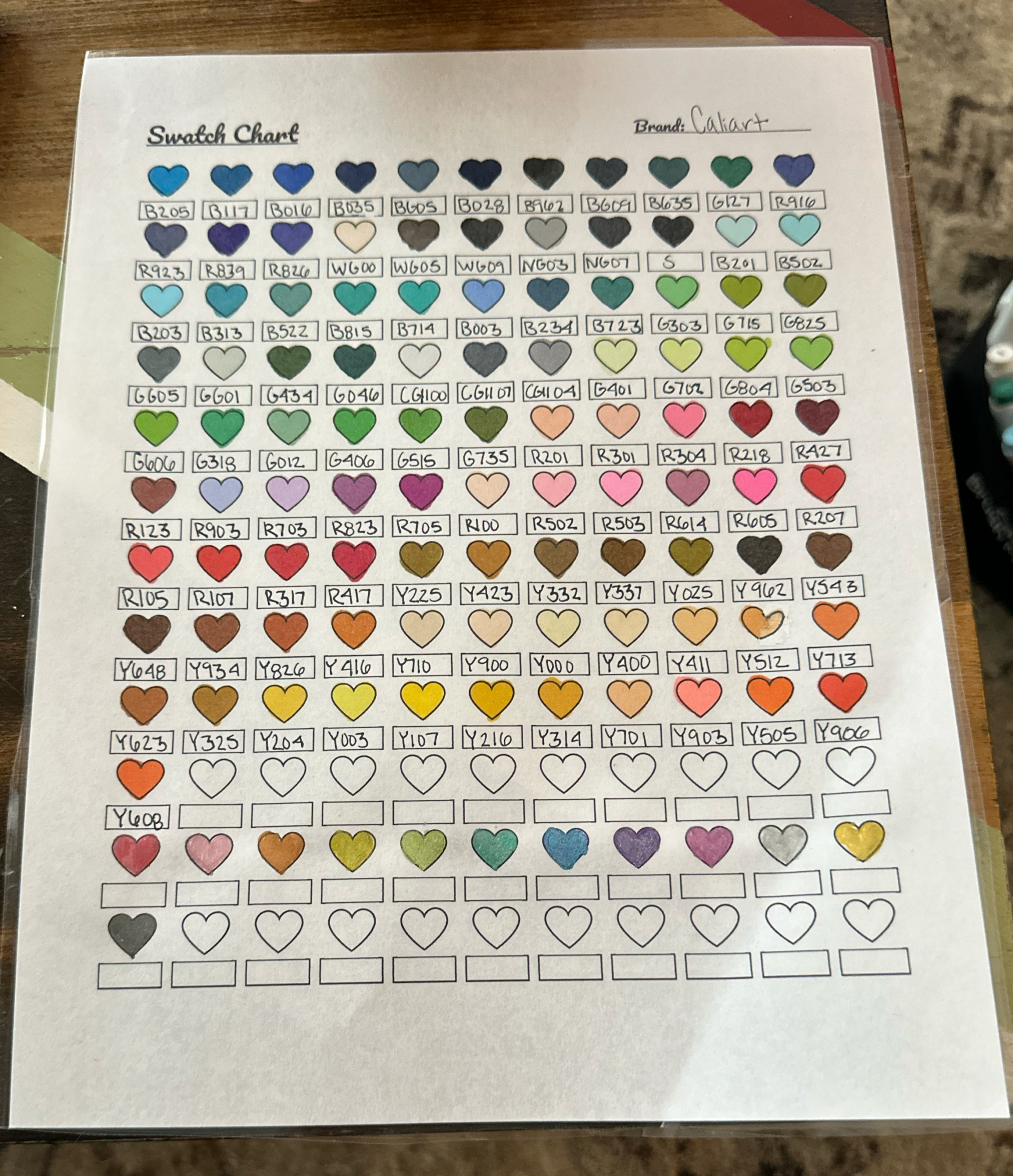 Free Printable Color Swatch Template : R/Coloring inside Alcohol Marker Swatch Sheet Printable