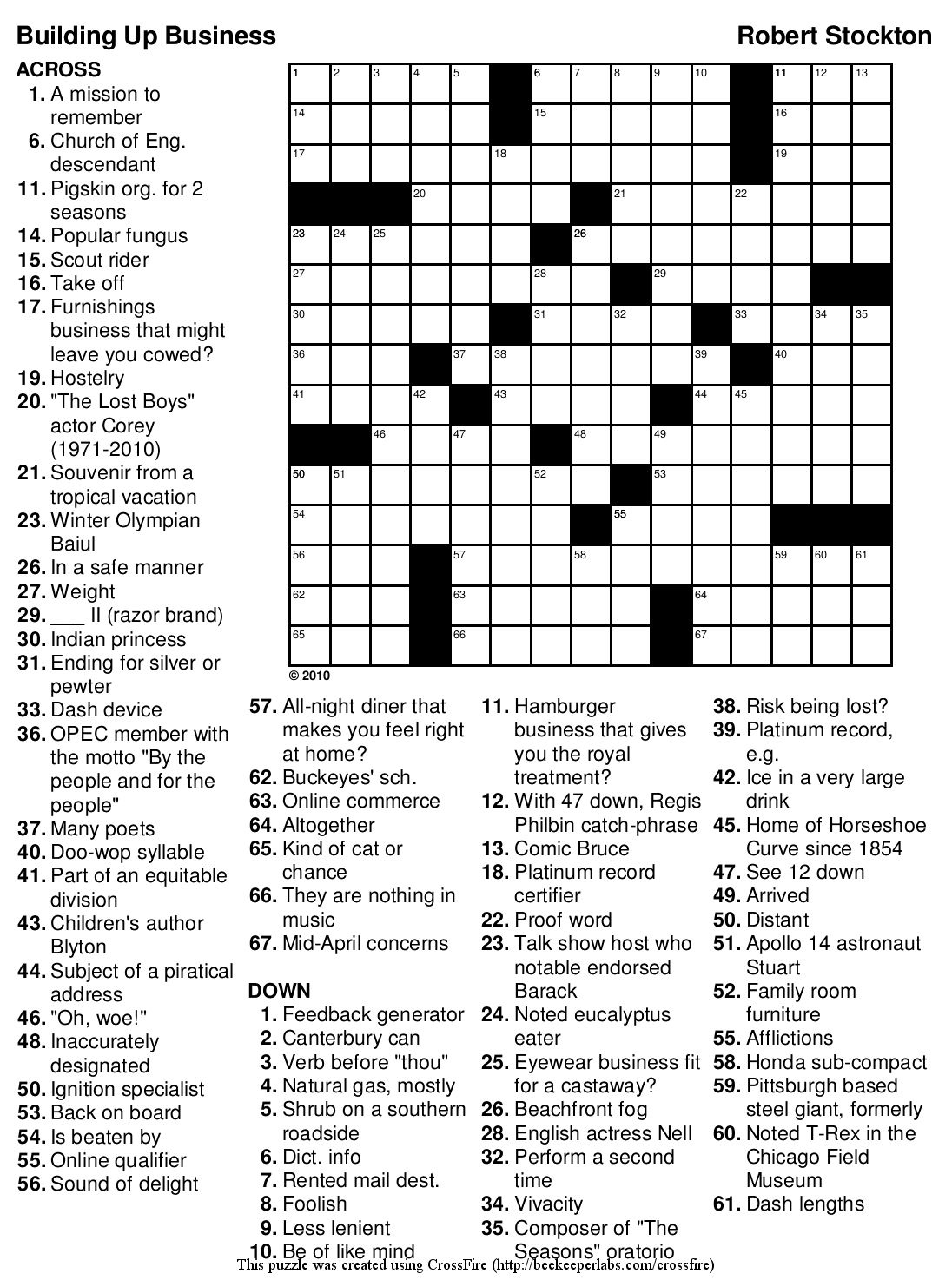 Free Printable Crossword Puzzles Usa Today - Worksheets Library intended for Usa Today Crossword Puzzle Printable