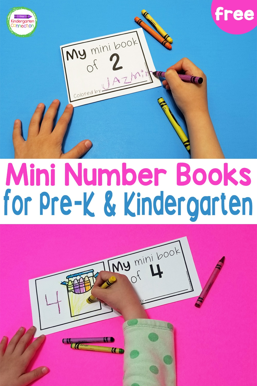 Free Printable Number Mini-Books For Pre-K & Kindergarten pertaining to Free Printable Books For Preschoolers