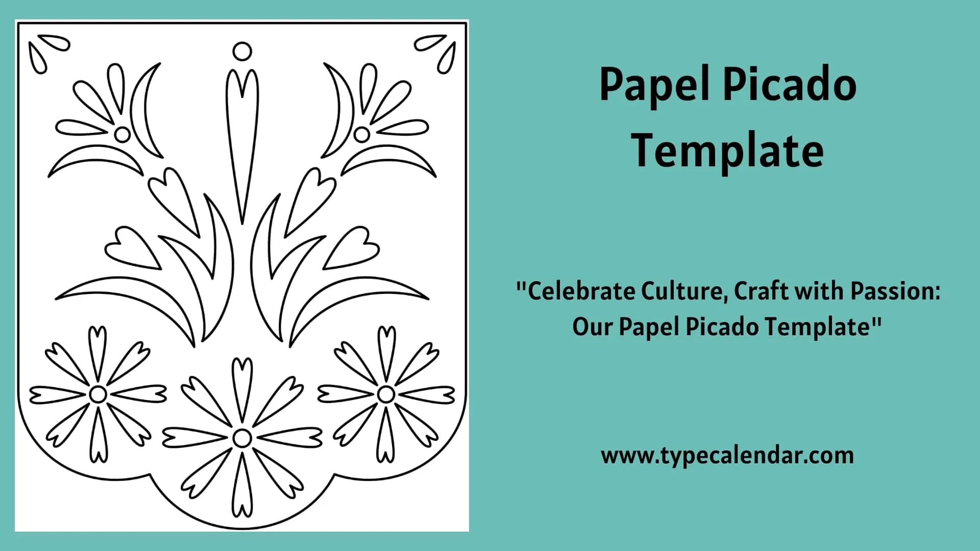 Free Printable Papel Picado Templates - Mexican Banner [Pdf] within Printable Papel Picado Templates