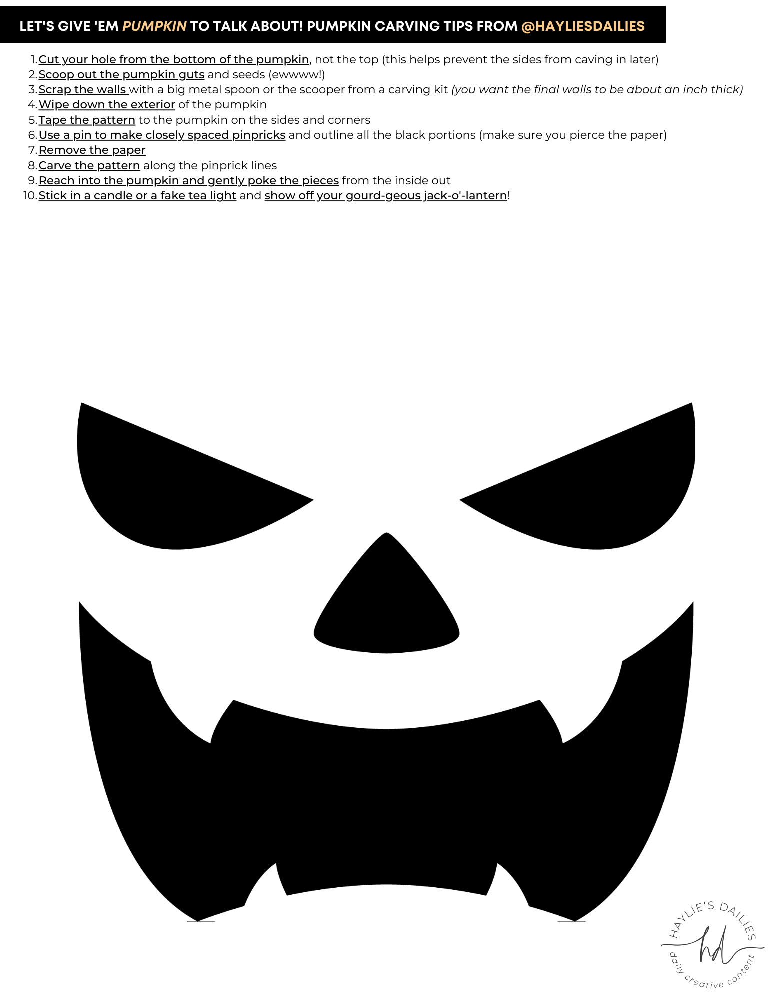 Free Printable Pumpkin Carving Patterns For The Most Boo-Tiful with regard to Printable Jack O Lantern Pumpkin Stencils