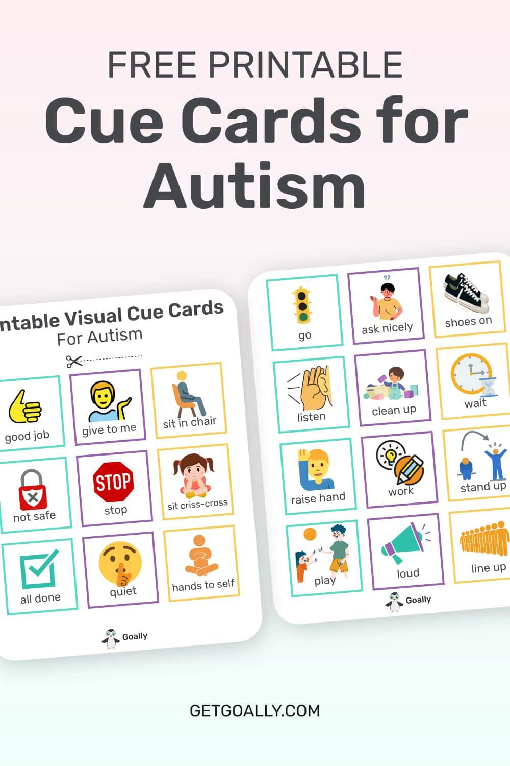 Free Printable Visual Cue Cards For Autism with regard to Free Printable Visual Cue Cards For Autism