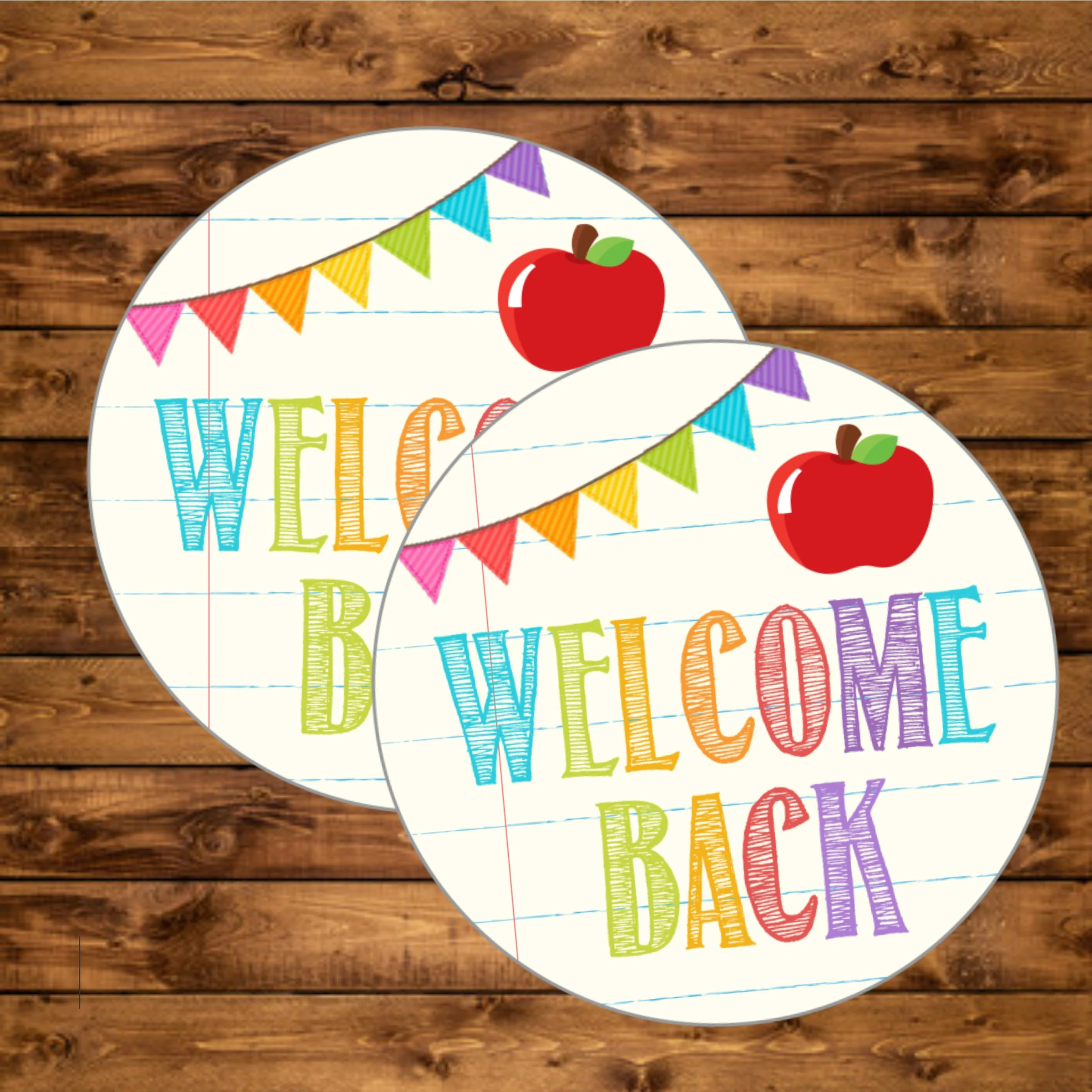Free Printable Welcome Back Tags - Printable Party Favors for Free Printable Welcome Back Sign