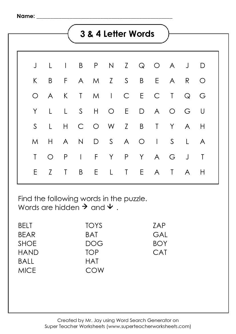 Free Word Search Puzzle Generator - Custom Word Search Maker in Create A Free Printable Word Search