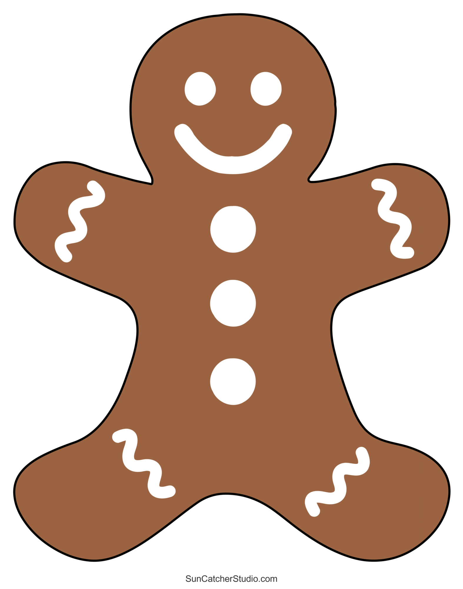 Gingerbread Man Templates (Printable Outlines And Patterns) – Free pertaining to Gingerbread Man Cut Out Printable