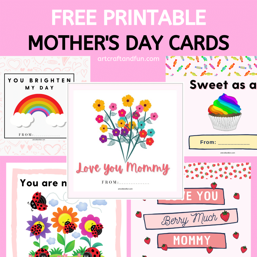 Hot Mother'S Day Printable Cards For Preschoolers Clearance Black pertaining to Printable Mother'S Day Cards For Kids