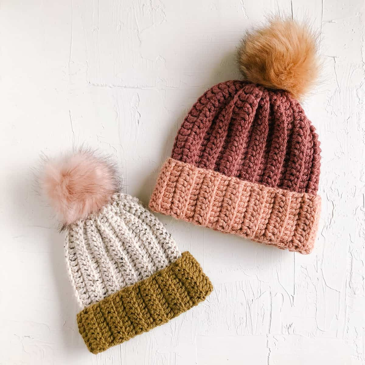 How To Crochet A Hat - Ribbed Beanie For Beginners in Free Printable Crochet Hat Patterns