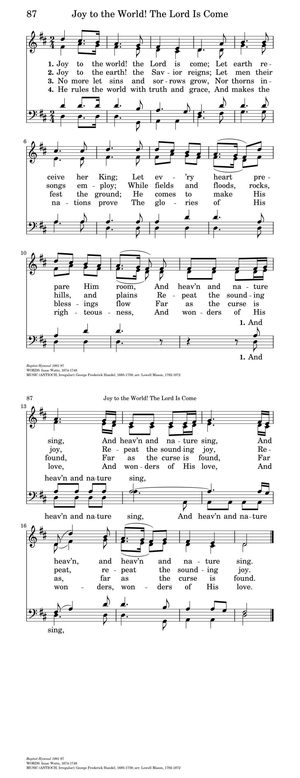 Joy To The World | Hymnary regarding Joy to the World Song Lyrics Printable