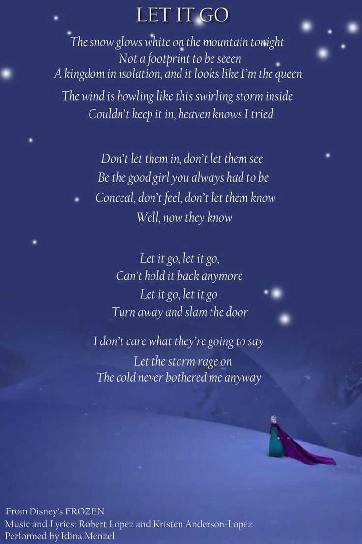Let It Go Lyrics Printable : Let It Go Lyrics | Alexander In 2025 for Let It Go Song Lyrics Printable
