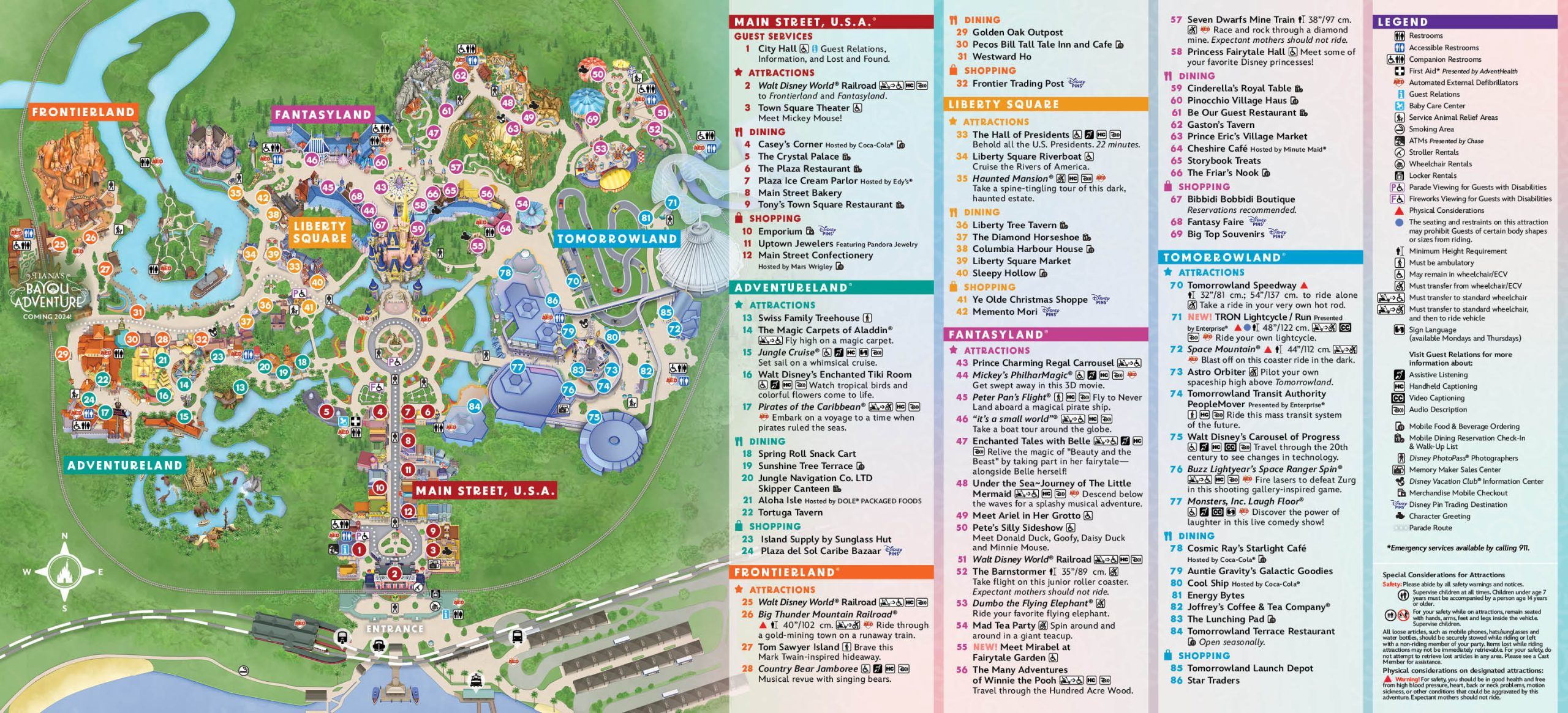 Magic Kingdom Maps regarding Printable Disney World Park Maps