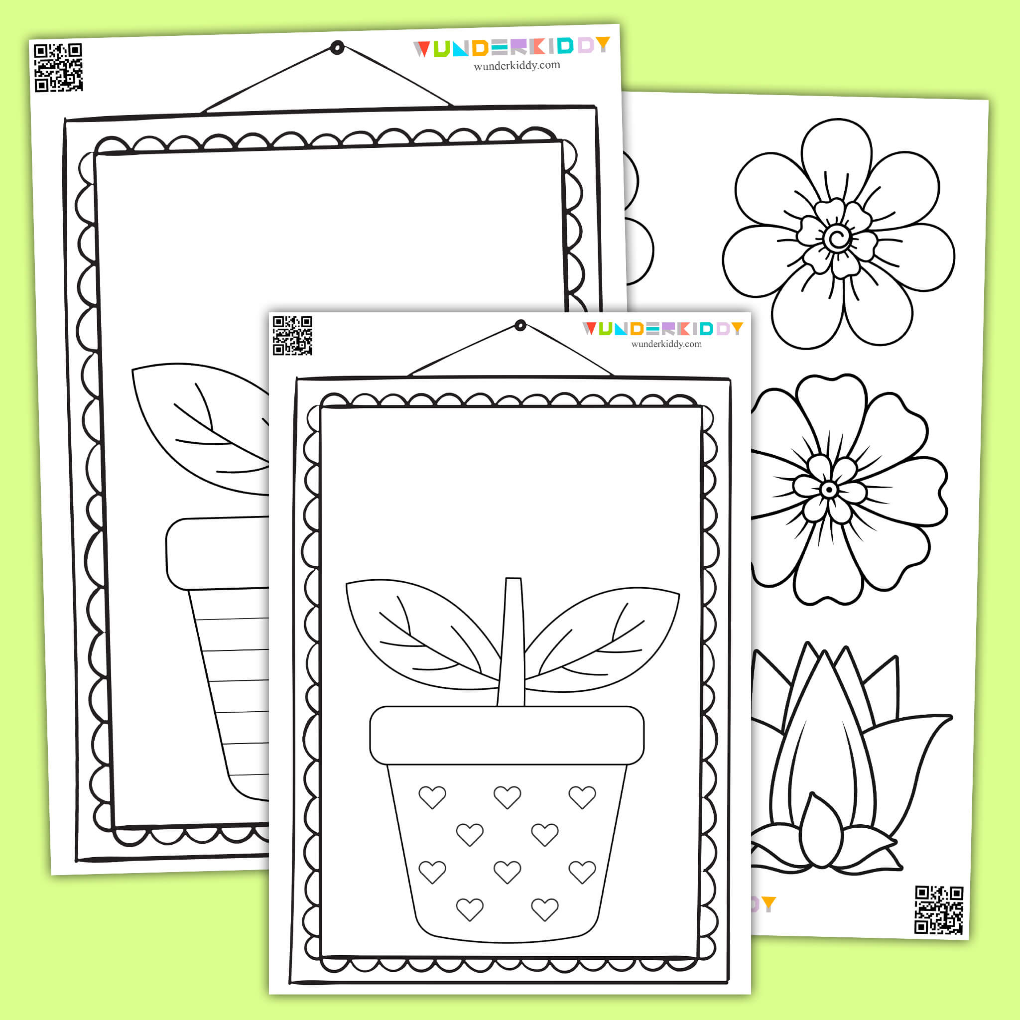 Mal- Und Bastelaktion Von Blumen Zum Muttertag Zum Ausdrucken in Mothers Day Crafts For Kids Printable