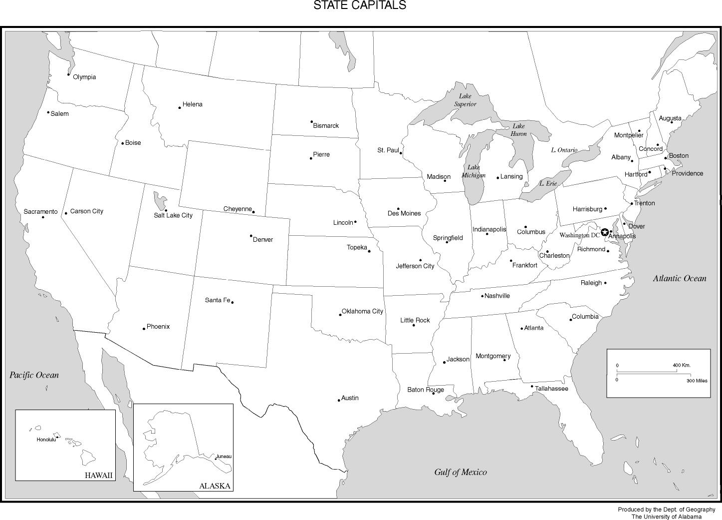 Maps Of The United States with United States Map With Major Cities Printable