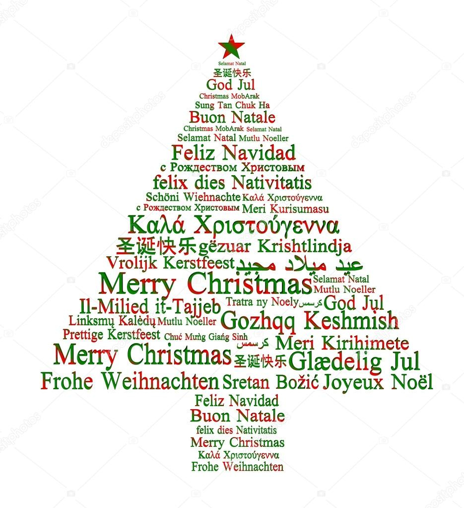 Merry Christmas In Different Excellent Languages Printable intended for Merry Christmas In Different Languages Printable