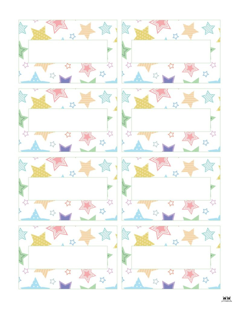 Name Tags - 44 Unique Designs - Free | Printabulls with Preschool Name Tags Free Printable