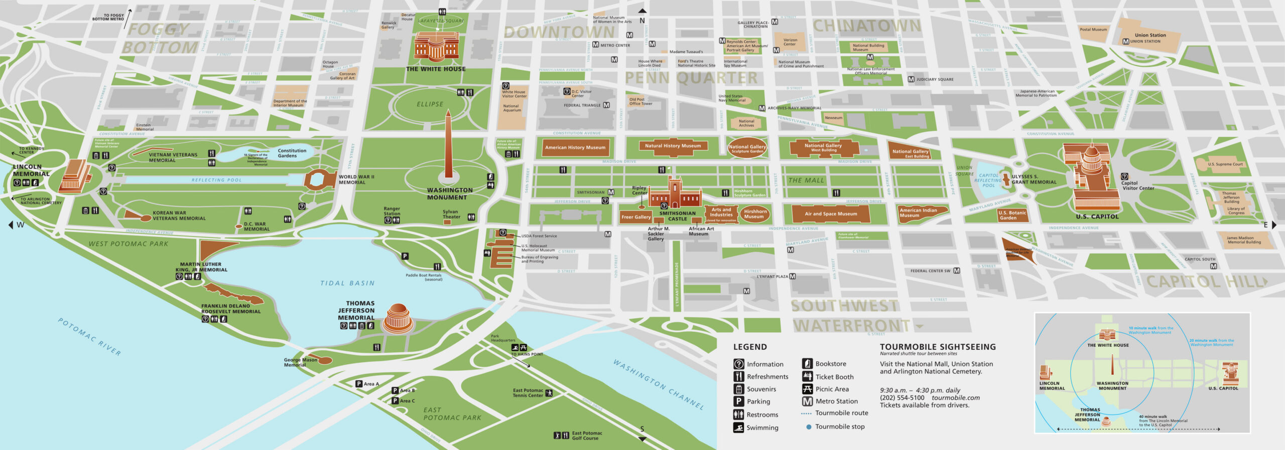 National Mall Maps | Npmaps: Free National Park Maps throughout Printable Map of the National Mall